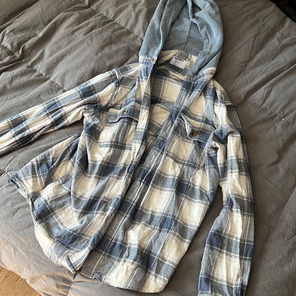 Men’s hooded flannel